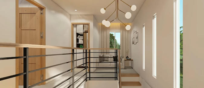  desai interior rumah minimalis lantai 2 
